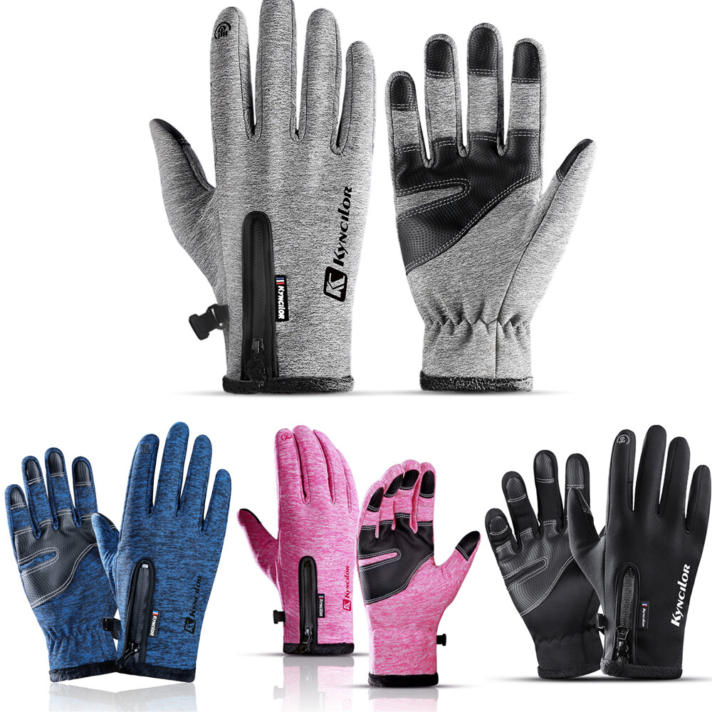 Winter Warm Windproof Thermal Fleece Gloves Touch Screen Mittens Cycling  Gloves