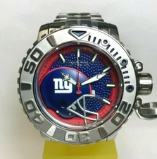 INVICTA 33026 NFL 58mm Sea Hunter Gen II Auto Bracelet Watch - New York Giants