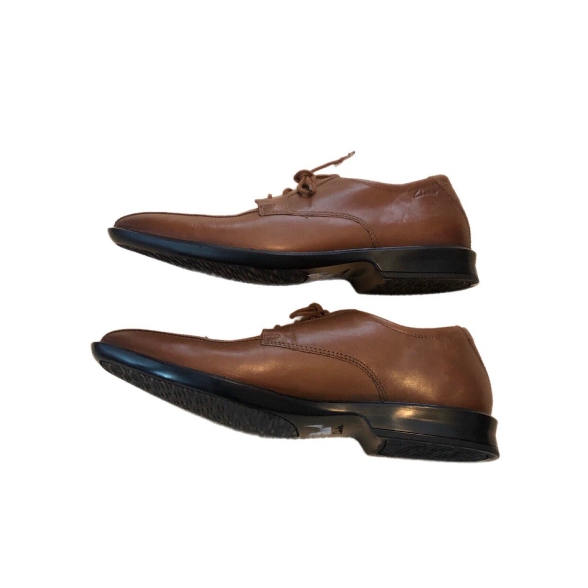 Clarks Shoes Hommes Men Size 8 Leather Lace-Up Tie Dress  display picture 1