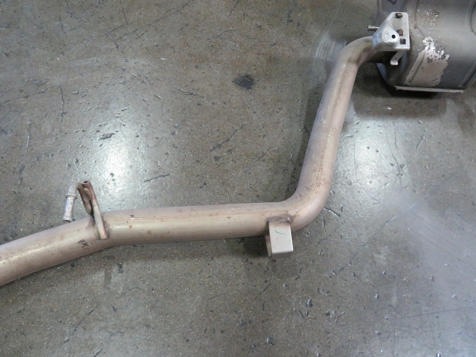 Maserati Quattroporte, RH, Right, Muffler, Used, Dented Tip, P/N 670030852