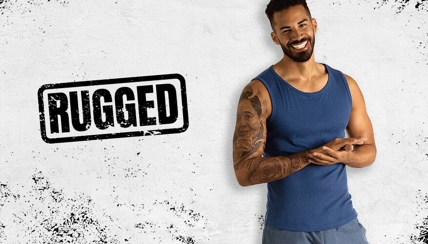Mens rugged vest sale