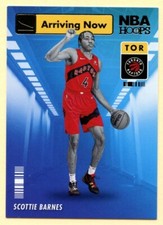 2021-22 Hoops Basketball Scottie Barnes Arriving Now Rookie insert #15 Raptors