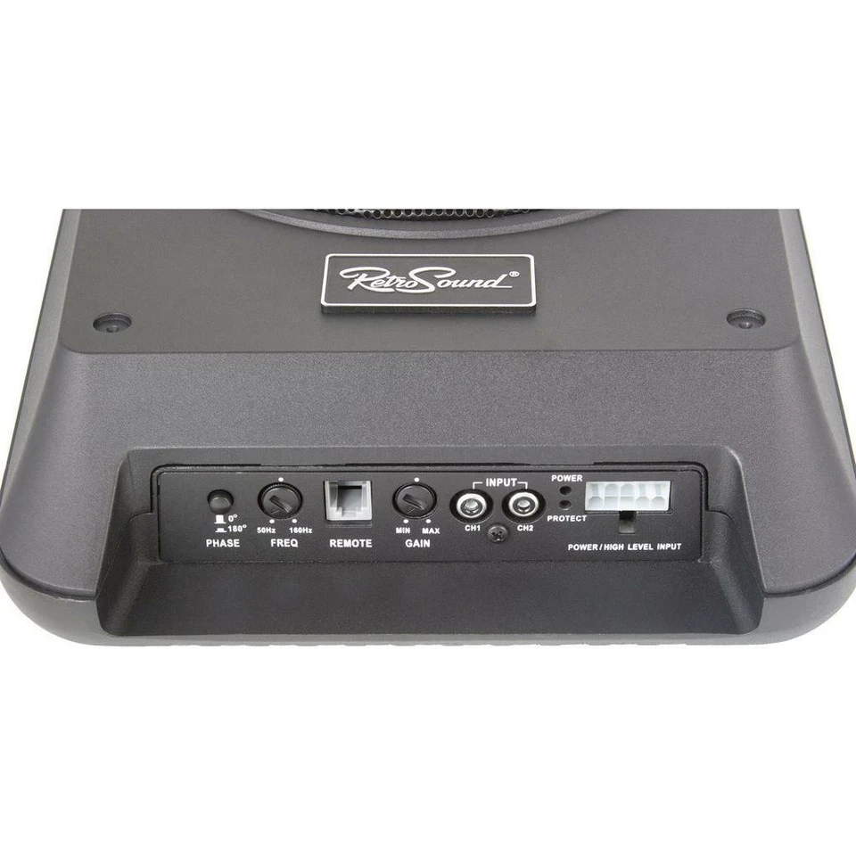 RETROSOUND SUB-8100 Aktiv-Subwoofer, 20cm (8''), Slim-Line 200 Watt - Bild 2 von 4