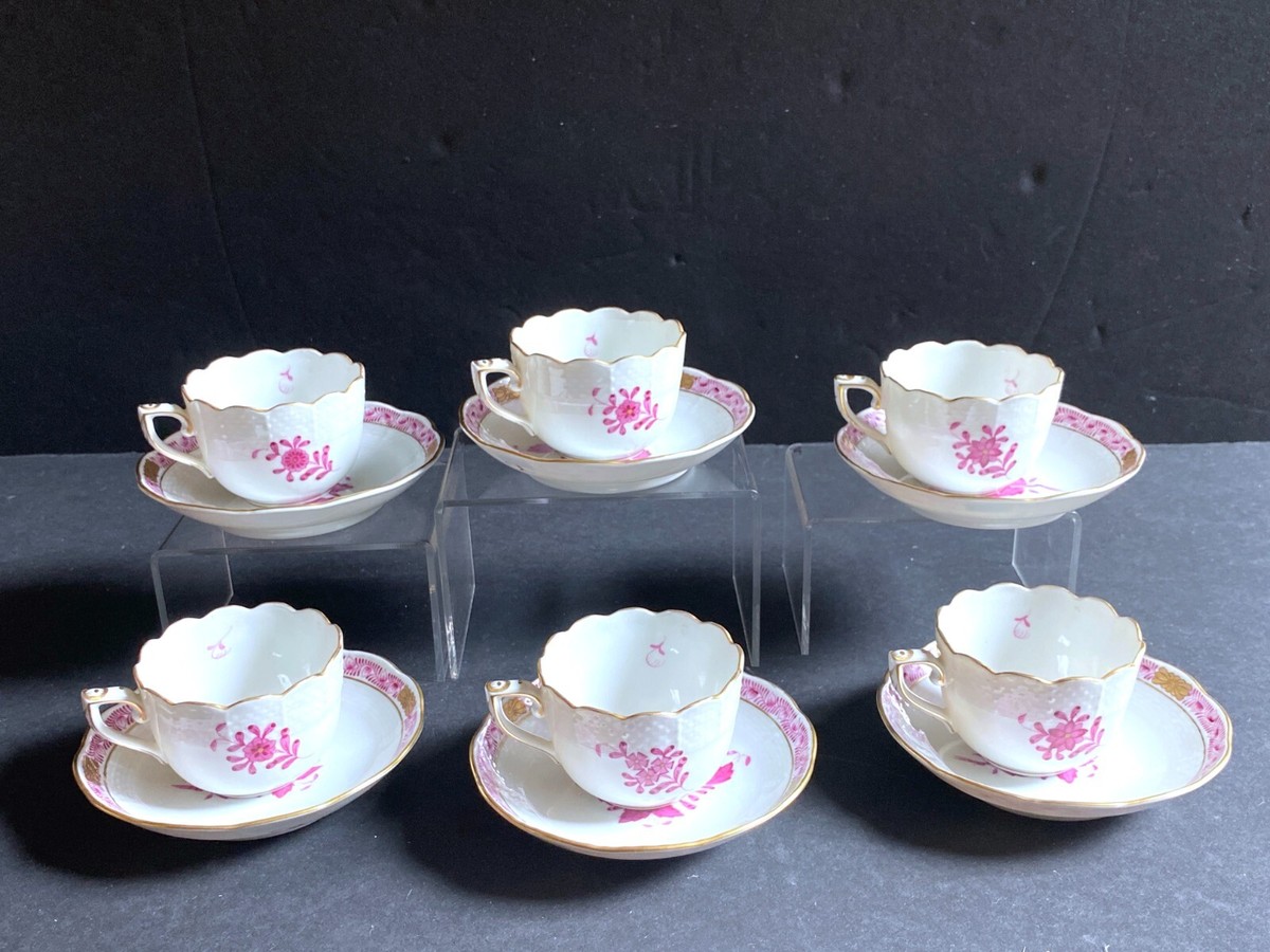 6 sets Herend Hungary 