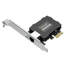 Desktop PC PCIe Gigabit Network Card 2.5GBps Ethernet RJ45 LAN Wired Adapter