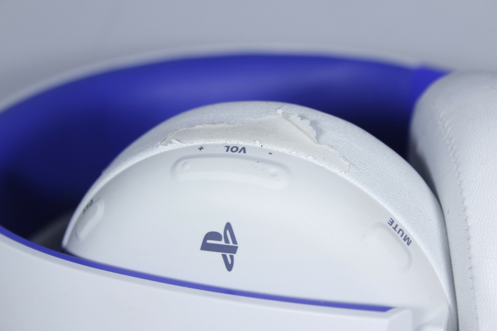 SONY PLAYSTATION WIRELESS STEREO HEADSET CECHYA0083 WHITE BLUE eBay