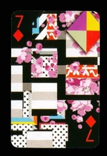 Transformation playing card Christian Lacroix 7 of Diamonds Q70b