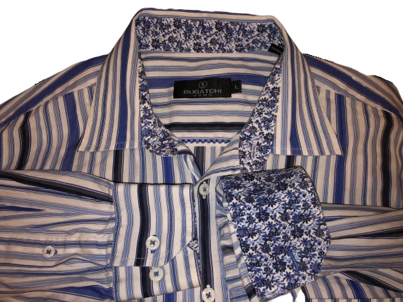 Bugatchi Uomo Button Down Size Large C5 - Image 3 of 4