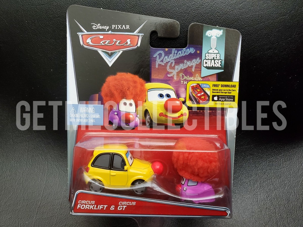 スーパーチェイスサーカスForklift & サーカスGT Amazon | MATTEL Disney-PIXAR 