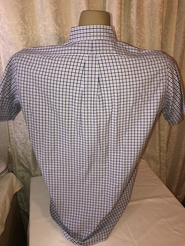 Lot 2 Ralph Lauren Men Size L Buttonfront Logo Plaid S/S and L/S Shirts - Picture 7 of 9