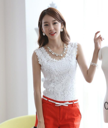Blusas De Mujer Elegantes Casual Encaje Para Mujeres Ropa Moda De Vestir  NEW | eBay