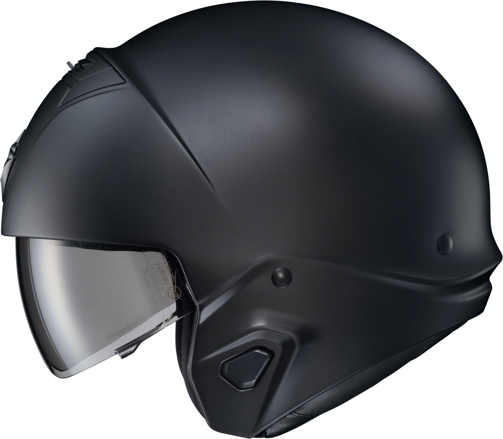 New Scorpion Exo Covert 2 Open Face Matte Black Motorcycle Helmet