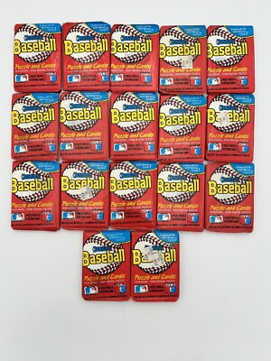1988 Donruss 15 Baseball Cards WaxPack Sealed Unopened 17 Pack Bundle