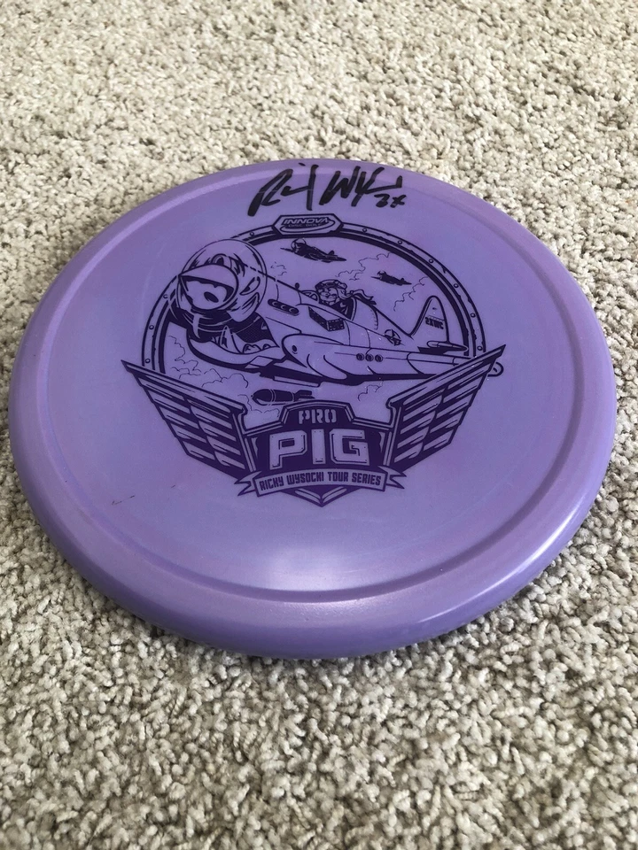 Signed 2021 Ricky Wysocki Tour Series Innova Glow Pro Pig 175g Brand New - Image 2 of 4