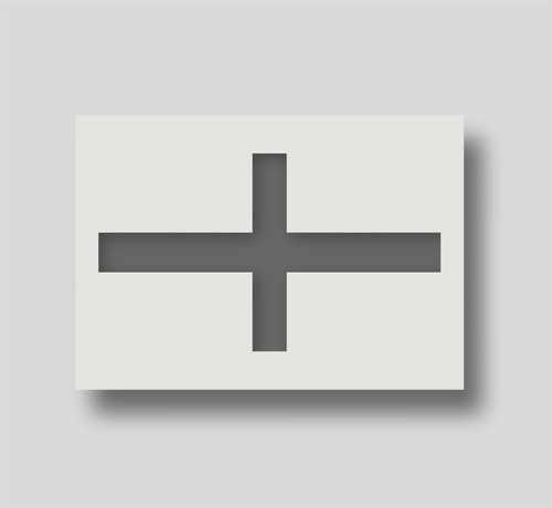 Wiederverwendbare England Flagge Schablone, Britische Flagge Schablone, Wohndeko, Kunsthandwerk. - Bild 1 von 8