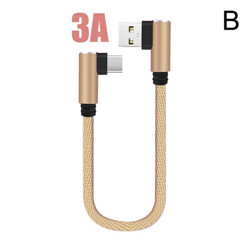 25cm kurzes 90-Grad-USB-Typ-C-Ladekabel USB-C-Ladekabel NEU für Telefone V0Z3 - Zdjęcie 8 z 15