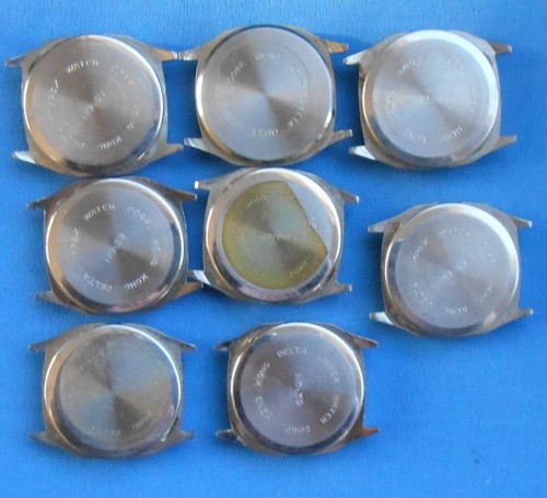 8 cajas de reloj vintage vacías de metal para hombre para piezas, manualidades, robots, joyas nuevas - Imagen 2 de 2