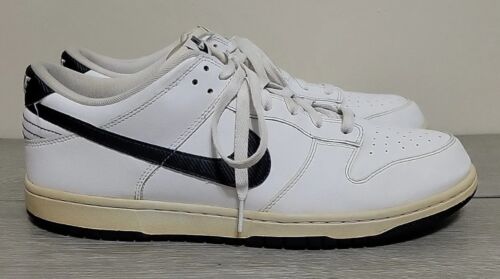 Nike Dunk Low 2012 Obsidian Navy White Rare Vintage 318019-109 Archive Size 13 - Picture 2 of 12
