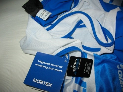Andeer Giant Bib Cycling Bike Shorts Tights Pants Men Blue White Size XS - Picture 10 of 10