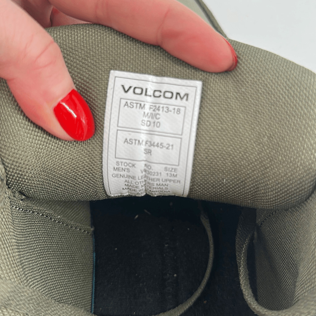 Volcom Evolve Mens Composite Toe Work Safety Low … - image 8