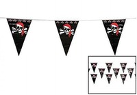 Pirate Pennant Banner 1 Ft. X 18 Plastic Pennants. 100 Ft 2 Pack Of 48 Pirate Pennant Banner 1 Ft. X 18 Plastic Pennants. 100 Ft 2 Pack Of 48