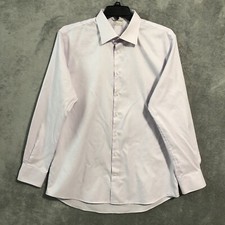 SUITSUPPLY Traveller Mens Dress Shirt Size 45- 17 3/4 Pink Cotton Chest 48 in