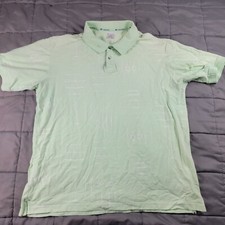 Columbia Mens XL Polo Shirt Green Short Sleeve Casual Outdoors Golf