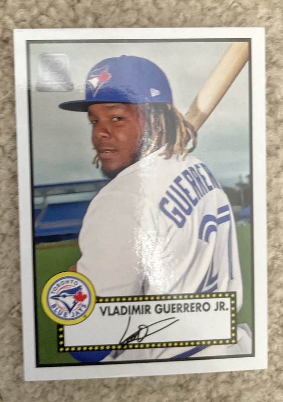 2021 Topps 70th VIP Celebration Platinum Anniversary Vladimir Guerrero Jr. Rare