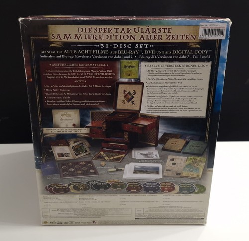 HARRY POTTER - Zauberer / Wizard Collection BLU-RAY DVD BOX-SET Limited Edition - Bild 4 von 11
