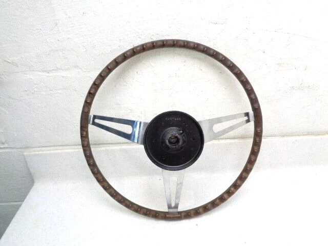 69 70 71 72 CHEVROLET CHEVELLE SS NOVA IMPALA WOOD STEERING WHEEL WCAP HUB G3D Foto 4 de 4