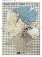 Sirdar Knitting Pattern - Snuggly DK, Jackets 1749