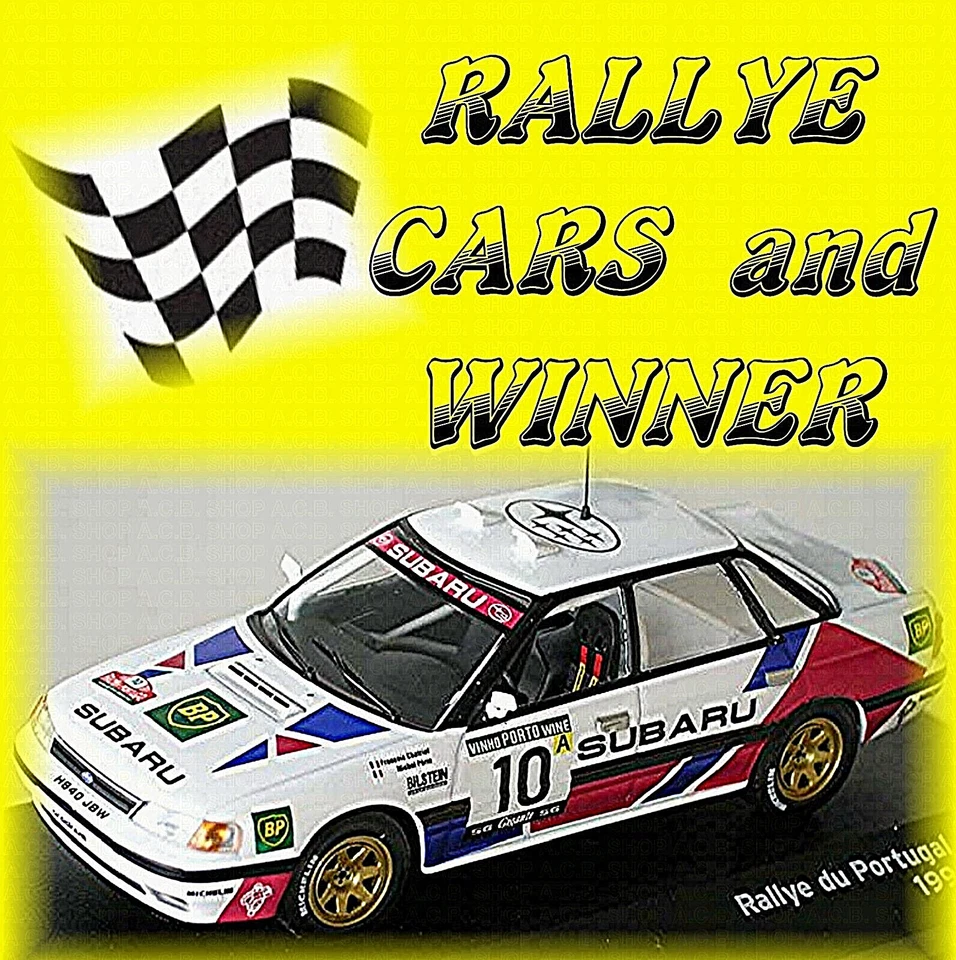 Subaru Legacy Rs Rally De Portugal 1991 Bp #10 F.Chatriot + M. Perin 1:43 - Imagen 4 de 4