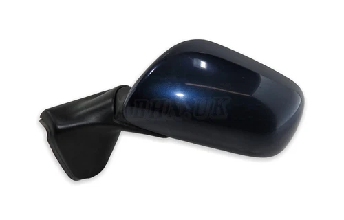 Toyota Auris E15 Pre-Facelift (06-09) Electric Heated Left Wing Mirror Dark Blue