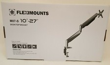 Fleximounts desktop mount M07-S 10"-27" Zoxou inc new orig box monitor arm