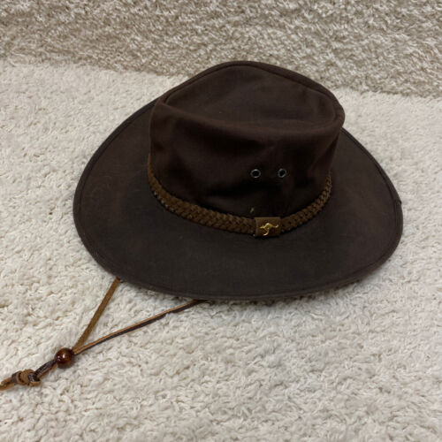 Kakadu Traders Australia Cowboy Hat Small Brown S… - image 1