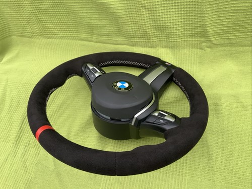 BMW F20 F21 F22 F30 F31 F33 F34 F25 X3 M VOLANTE DEPORTIVO ALCANTARA COMPLETO - Imagen 15 de 24
