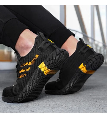 Work Safety Shoes Anti-Smashing Steel Toe Lightweight Sneakers shoes Men Women