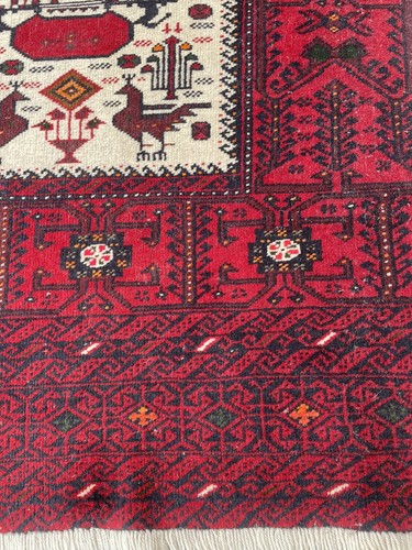 Tapis Persan 160x80cm Noué Baloutche Tappeto Alfombra Teppich Rugs Carpet Teppe - Photo 5/14