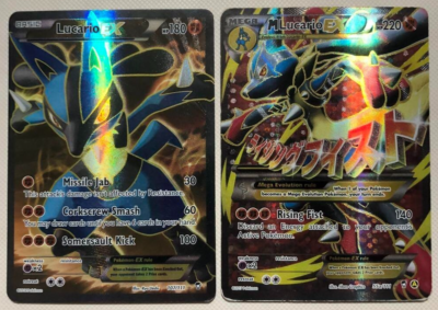 Pokemon card M Lucario EX 176/171 XY Full Art The Best of XY 2017