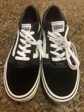 Chaussures Universel femmes Vans Ward Suede Canvas VN0A3IUNIJU Black  Size: 7.0