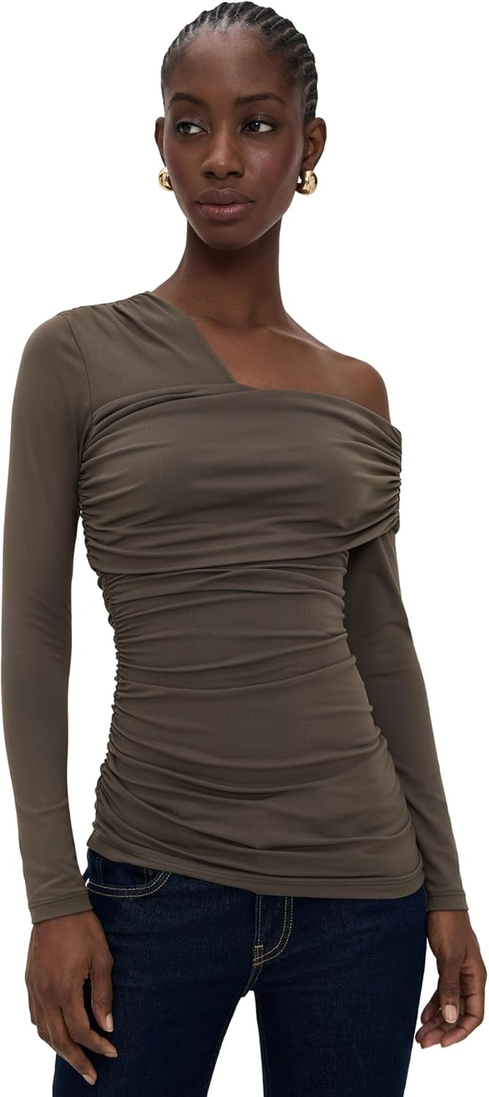 Trendy One Shoulder Top for Women - Versatile Fashion Essential