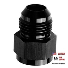 6AN Female to 10AN Male Flare Reducer/Extender Union Fuel 6AN to 10AN Black