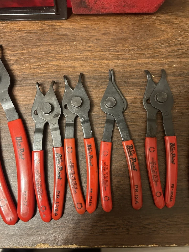 Juego de alicates Blue Point PR43 punta fija convertible anillo de retención (anillo a presión) Foto 3 de 4