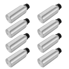 8 Pcs Aluminum Cosmetic Bottles Refillable Perfume Travel Toiletry Empty Spray