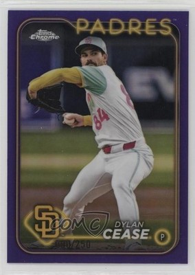 2024 Topps Chrome Update Purple Refractor /250 Dylan Cease #USC184 1n4d