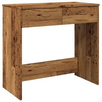 Schreibtisch BüRotisch Arbeitstisch Altholz-Optik 80X40X75 Cm Spanplatte