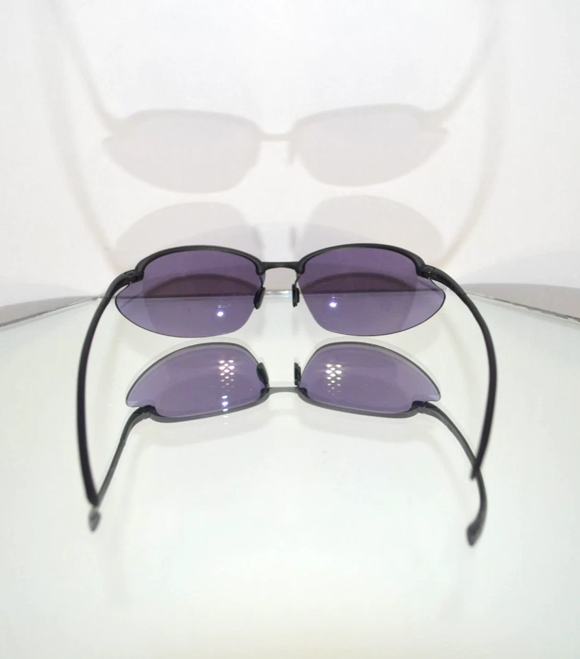 RARE Nike "Hyperion III SGT" Rimless Sunglasses Black/Purple Silver Y2K Golf - Image 4 of 4