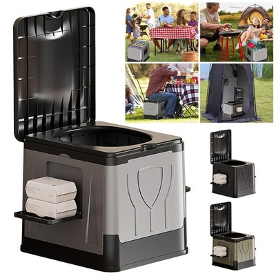 Tragbare Campingtoilette 30 L Mobile Toilette Camping Reise Klo mit Tragegriff