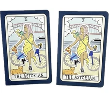Lot Of 2 Denik The Astorian Notebooks Tarot Card Style Lined Journal 8x5