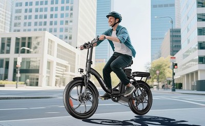 E-bike 48V 13AH City Folding Electric Bike 750W Max 28Mph For Urban Commuter